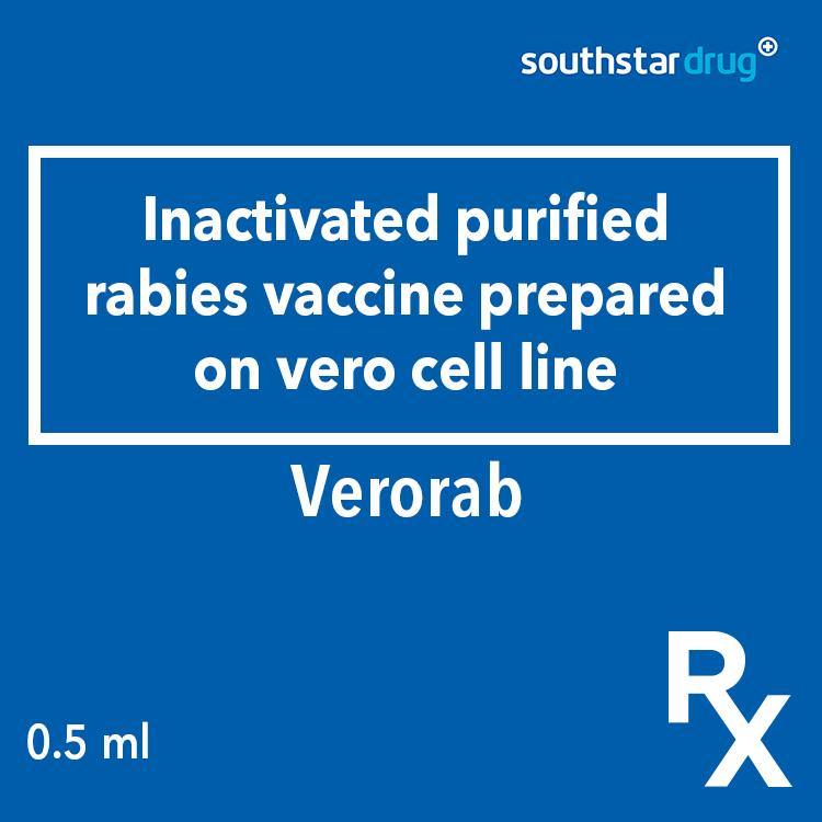 Verorab Rabies Vaccine 0.5ml - Southstar Drug
