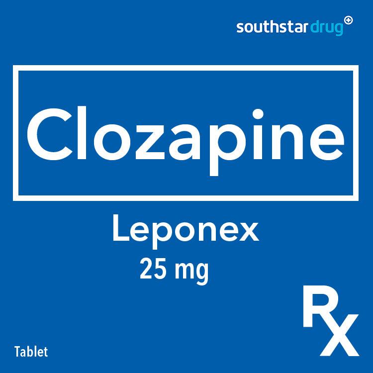 Rx: Leponex 25mg Tablet - Southstar Drug
