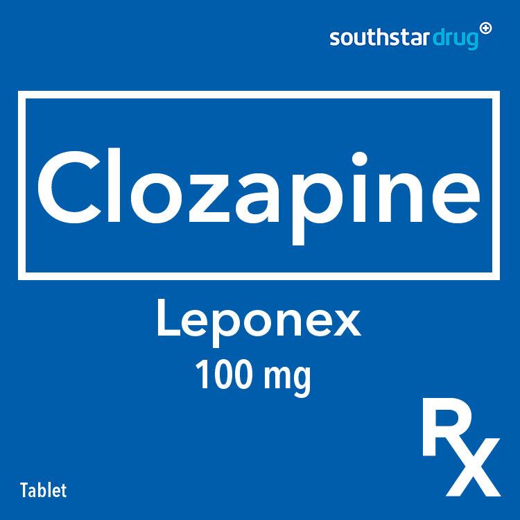 Rx: Leponex 100mg Tablet - Southstar Drug