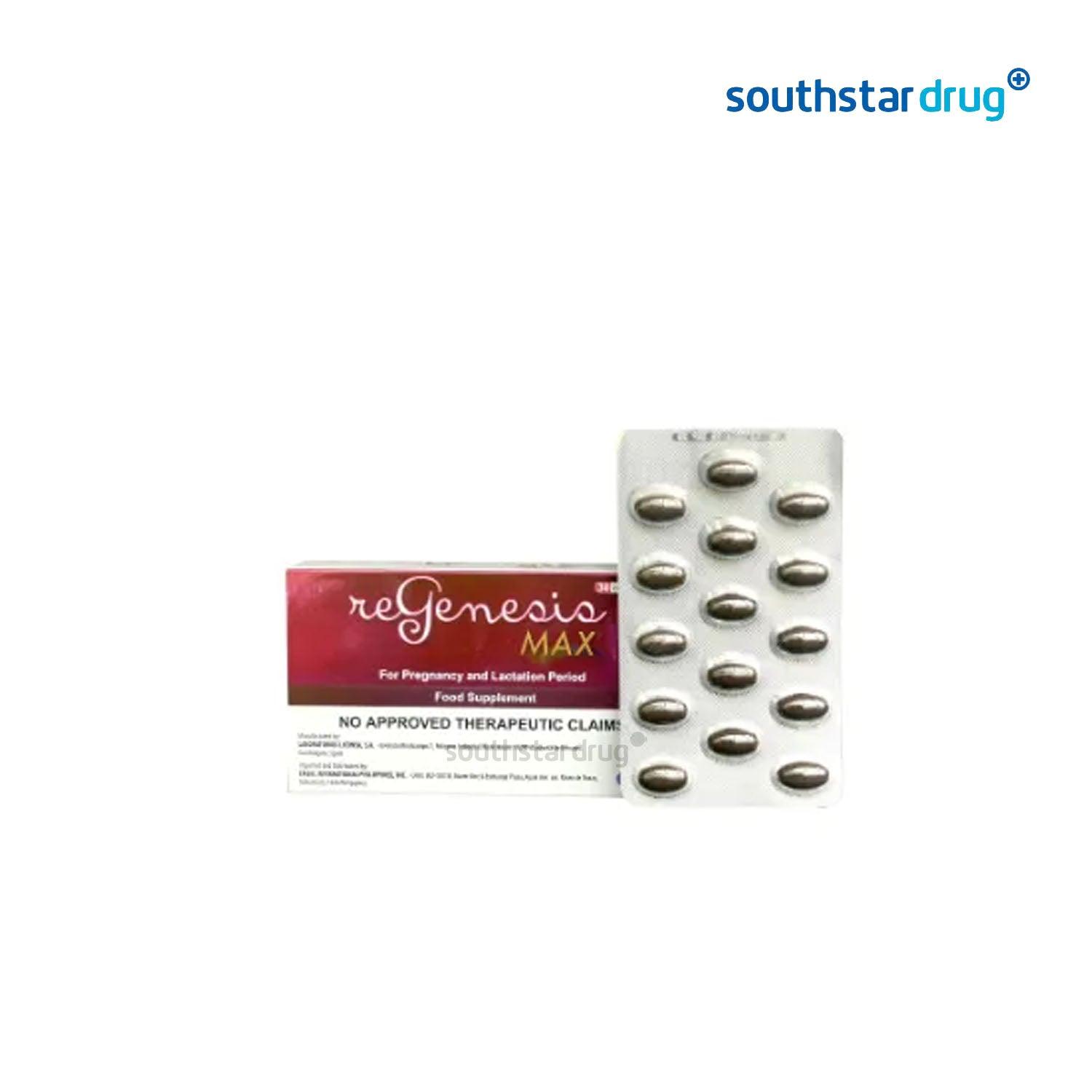 Regenesis Max Softgel Capsule - 30s - Southstar Drug