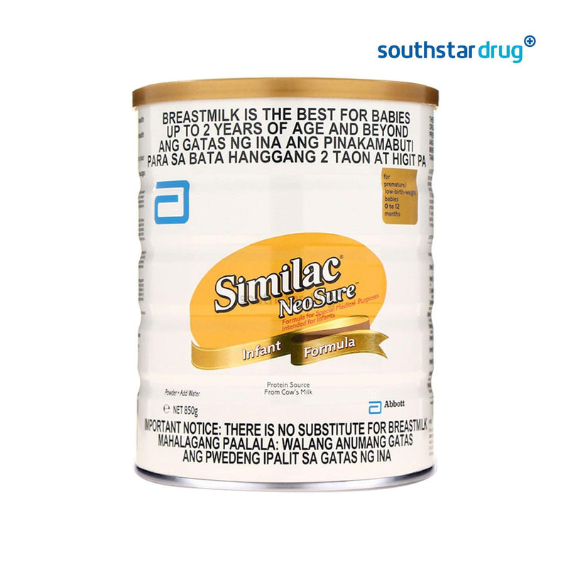Similac Neosure Infant Formula 0 to 12 Months Powder 850 g - Southstar Drug