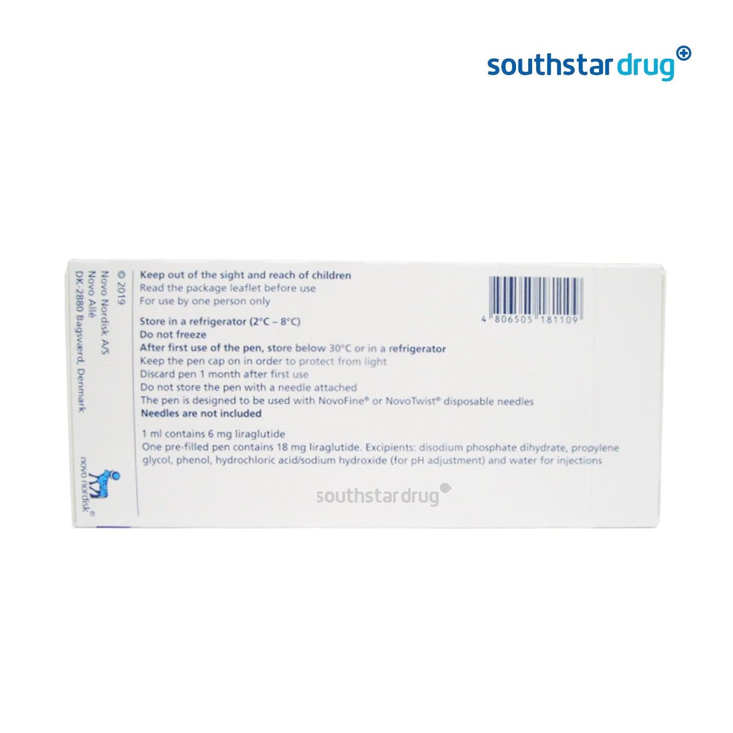 Saxenda 6mg /ml Solution for Injection in pre-filled pen - Southstar Drug