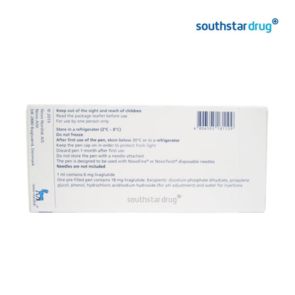 Saxenda 6mg /ml Solution for Injection in pre-filled pen - Southstar Drug