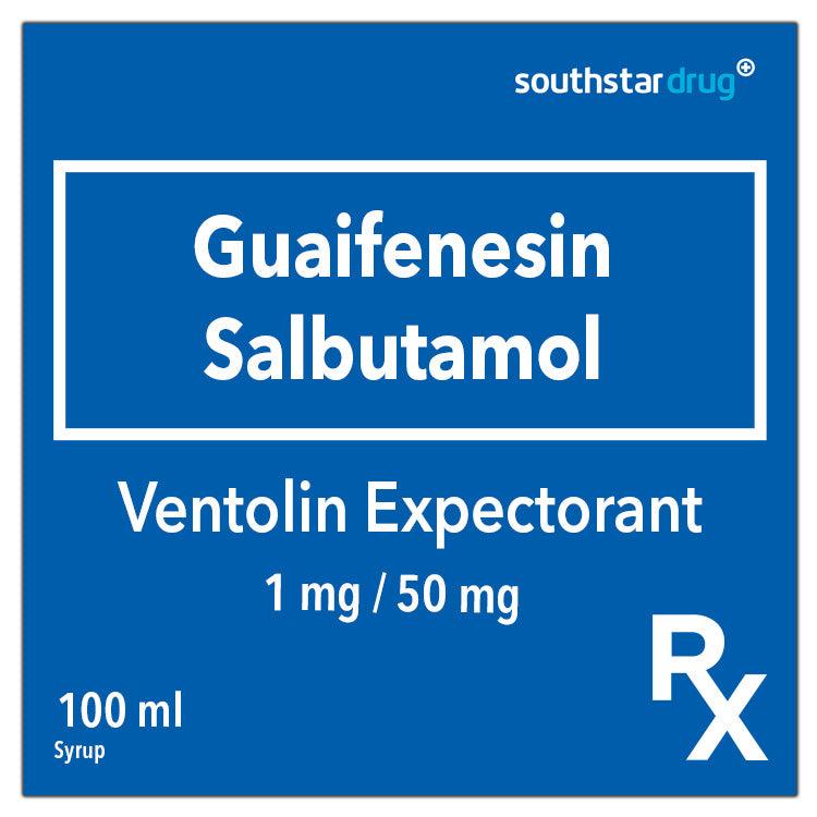 Rx: Ventolin Expectorant 1mg / 50mg 100ml Syrup - Southstar Drug