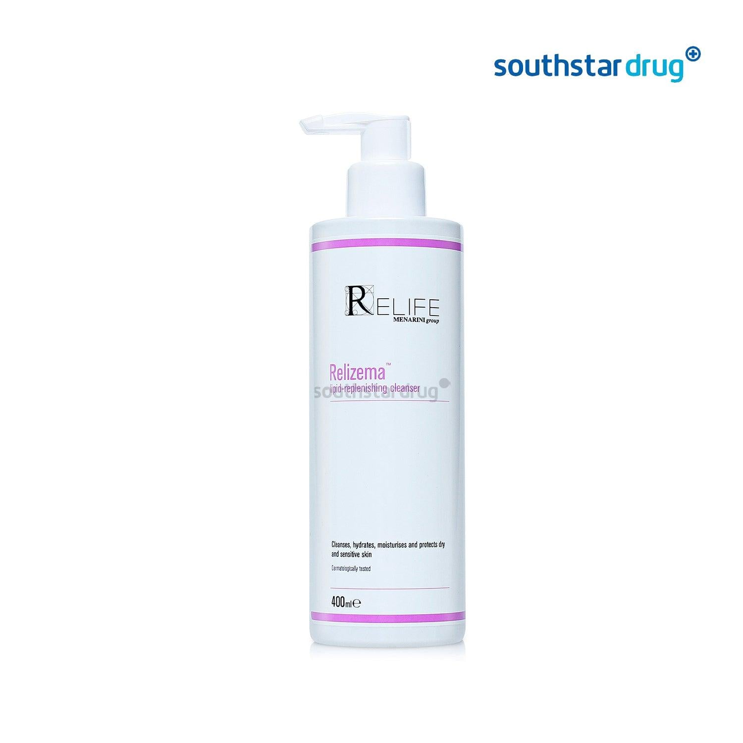 Relife Relizema Lipid Replenishing Cleanser 400ml - Southstar Drug