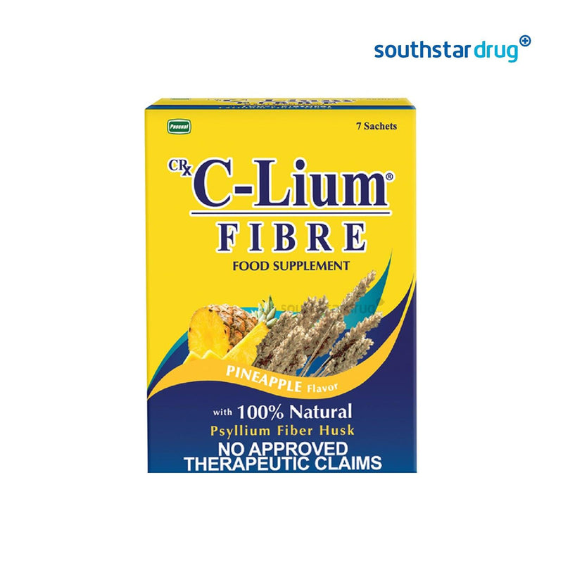 C-Lium Fibre Husk Pineapple Sachet - 7s - Southstar Drug