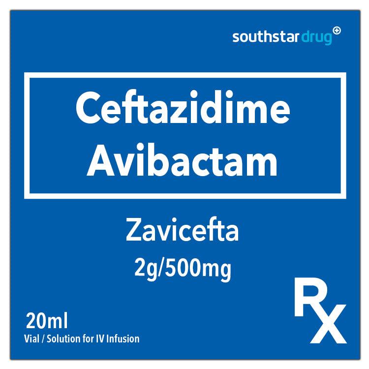 Rx: Zavicefta 2g/500mg Solution for IV Infusion 20ml - Southstar Drug