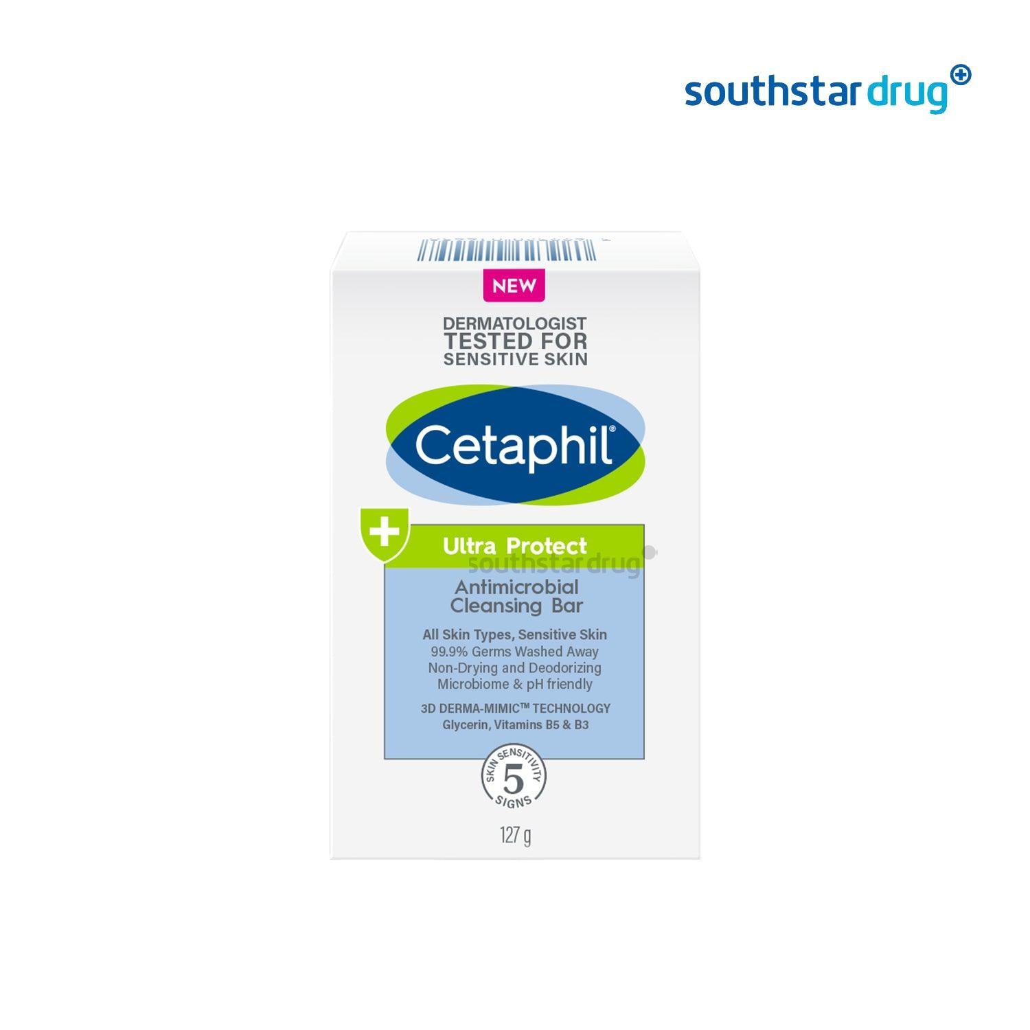 Cetaphil Ultra Protect Antimicrobial Cleansing Bar 127g - Southstar Drug