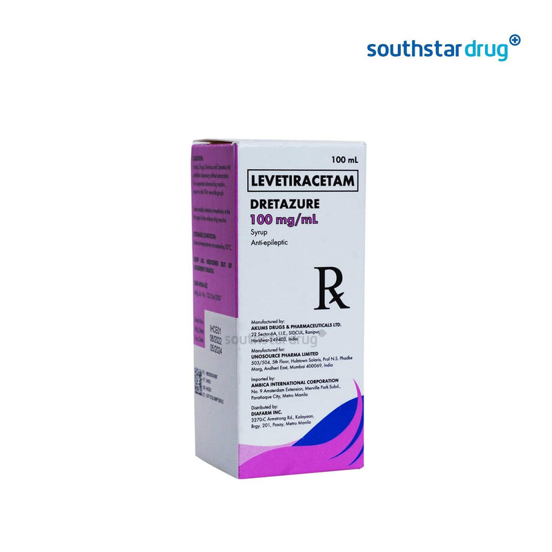 Rx: Dretazure 100mg/ml Syrup 100ml - Southstar Drug