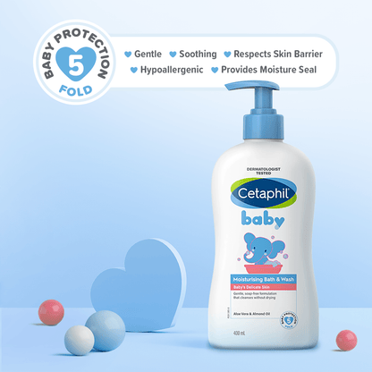 Cetaphil Baby Moisturising Bath and Wash Pump 400ml - Southstar Drug
