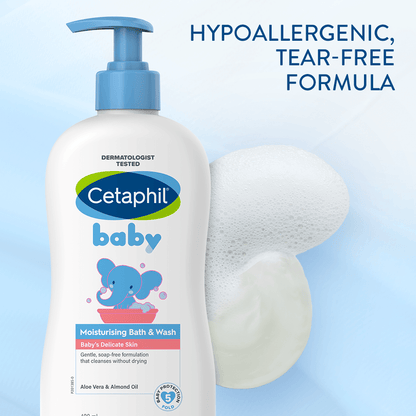 Cetaphil Baby Moisturising Bath and Wash Pump 400ml - Southstar Drug