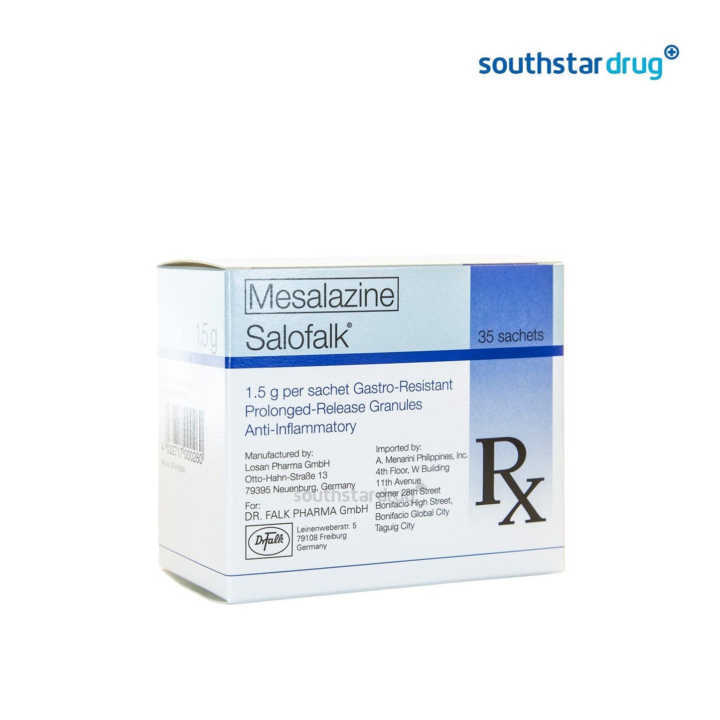 Rx: Salofalk 1.5g Granules 2.7g - Southstar Drug