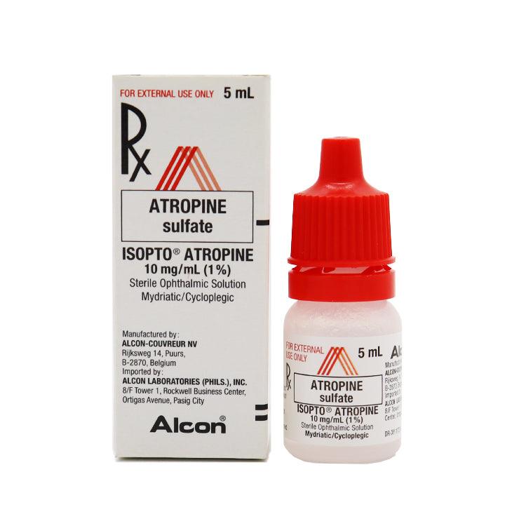 Rx: Isopto Atropine 10mg /ml (1%) 5ml Ophthalmic Solution - Southstar Drug