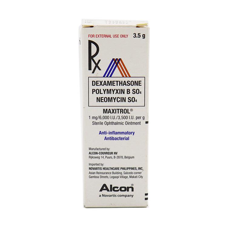 Rx: Maxitrol 1mg / 6,000 I.U. / 3,500 I.U / g 3.5 g Ophthalmic Ointment - Southstar Drug