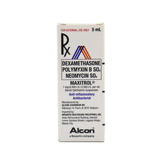 Rx: Maxitrol 1 mg / 6,000 I.U. / 3,500 I.U. / g 5 ml Ophthalmic Suspension - Southstar Drug