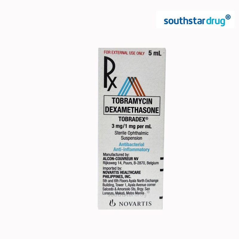 Rx: Tobradex 5 ml Eye Drops - Southstar Drug
