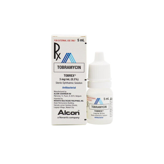 Rx: Tobrex 3mg /ml 5ml Eye Drops - Southstar Drug