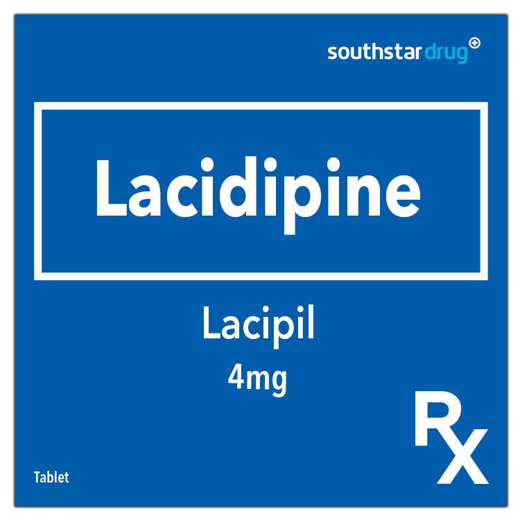 Rx: Lacipil 4mg Tablet - Southstar Drug