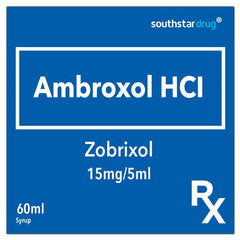 Rx: Zobrixol 15mg / 5ml 60ml Syrup - Southstar Drug