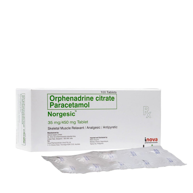 Rx: Norgesic 35mg / 450mg Tablet - Southstar Drug