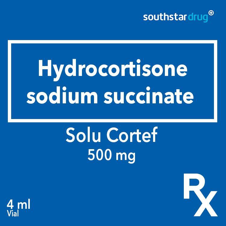 Rx: Solu Cortef 500mg 4ml Vial - Southstar Drug