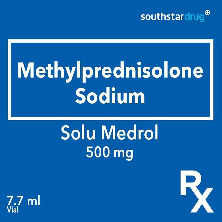 Rx: Solu Medrol 500mg 7.7ml Vial - Southstar Drug