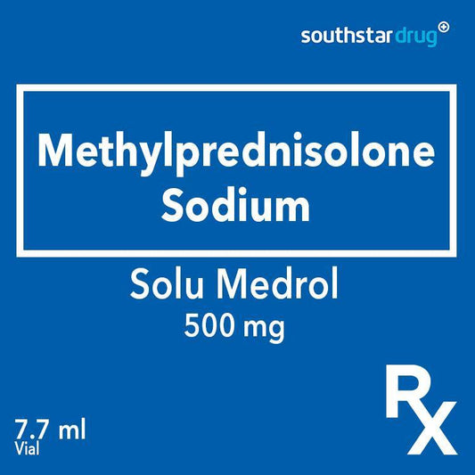 Rx: Solu Medrol 500mg 7.7ml Vial - Southstar Drug