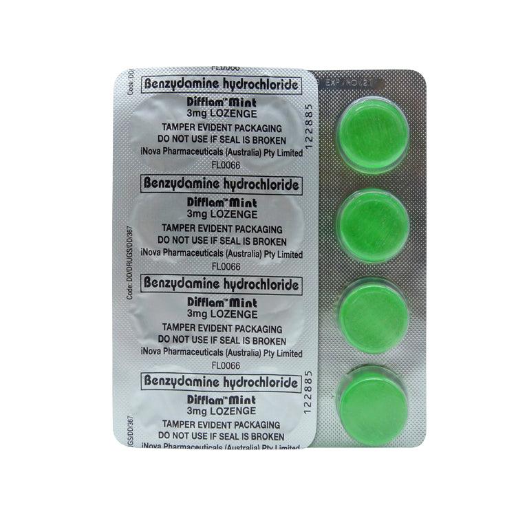 Difflam Mint 3mg Lozenge - Southstar Drug