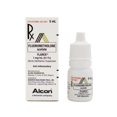 Rx: Flarex 1 mg / ml (0.1%) 5 ml Ophthalmic Suspension - Southstar Drug