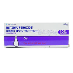 Benzac Spots Treatment Gel 10% 60g - Southstar Drug