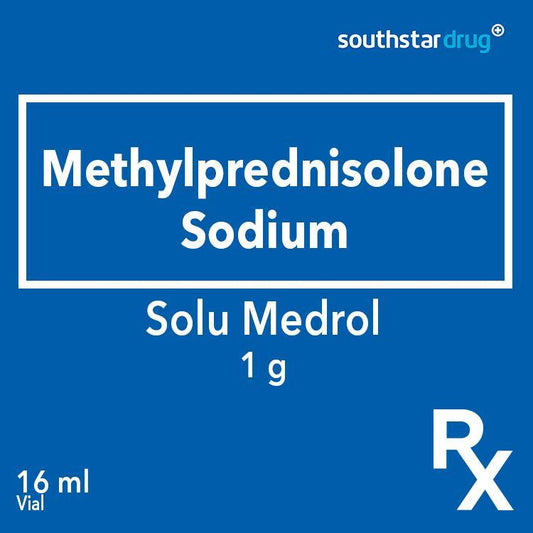 Rx: Solu Medrol 1 g 16ml Vial - Southstar Drug