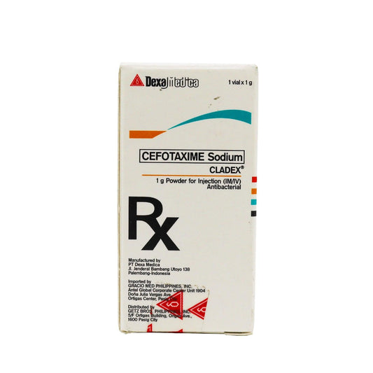 Rx: Cladex Sodium 1 g Vial - Southstar Drug