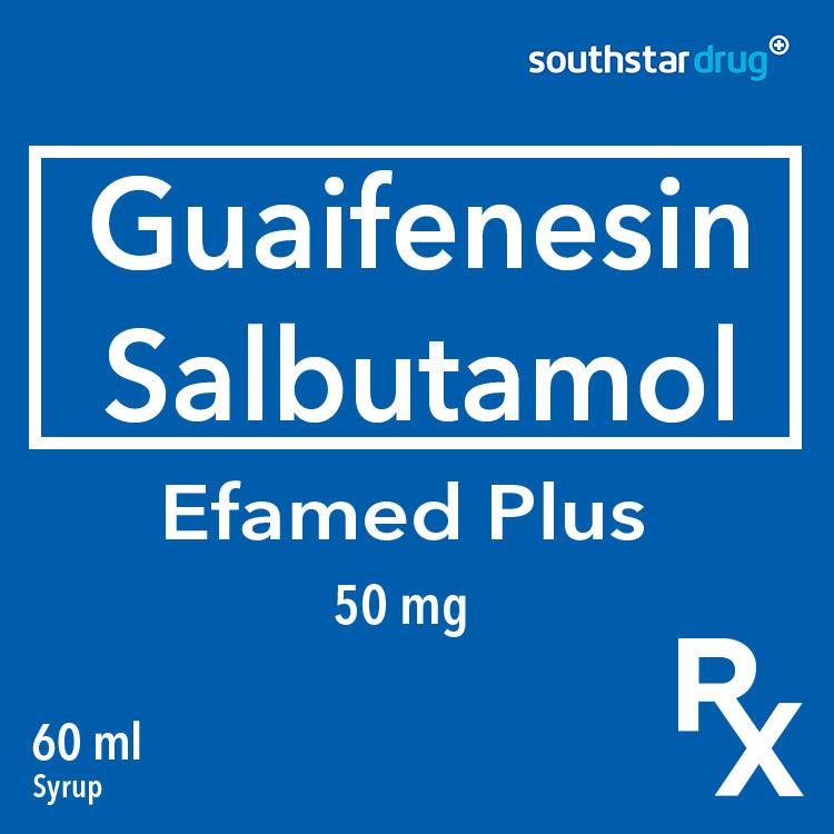 Rx: Efamed Plus 50mg 60ml Syrup - Southstar Drug