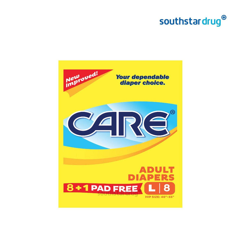 Care Adult Diaper Large 8s - Southstar Drug