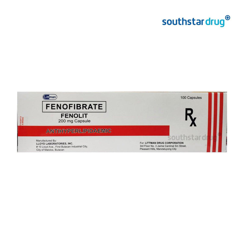 Rx: Fenolit 200mg Capsule - Southstar Drug
