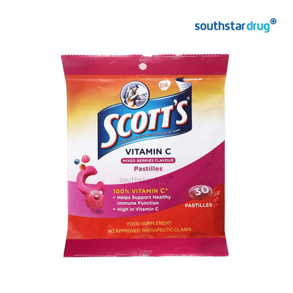 Scott's Pastilles Kids Vitamin C Mixed Berries - 30s - Southstar Drug