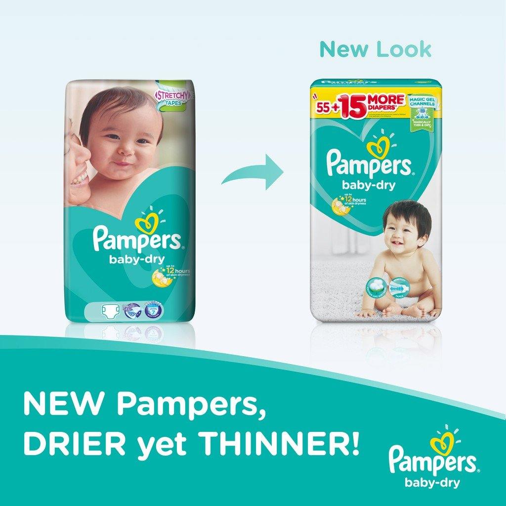 Pampers Baby Dry Taped Diapers XL - 26s - Southstar Drug