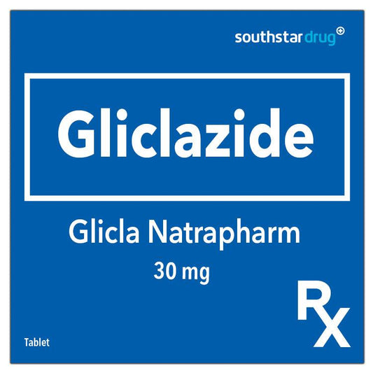 Rx: Glicla Natrapharm 30mg Tablet - Southstar Drug