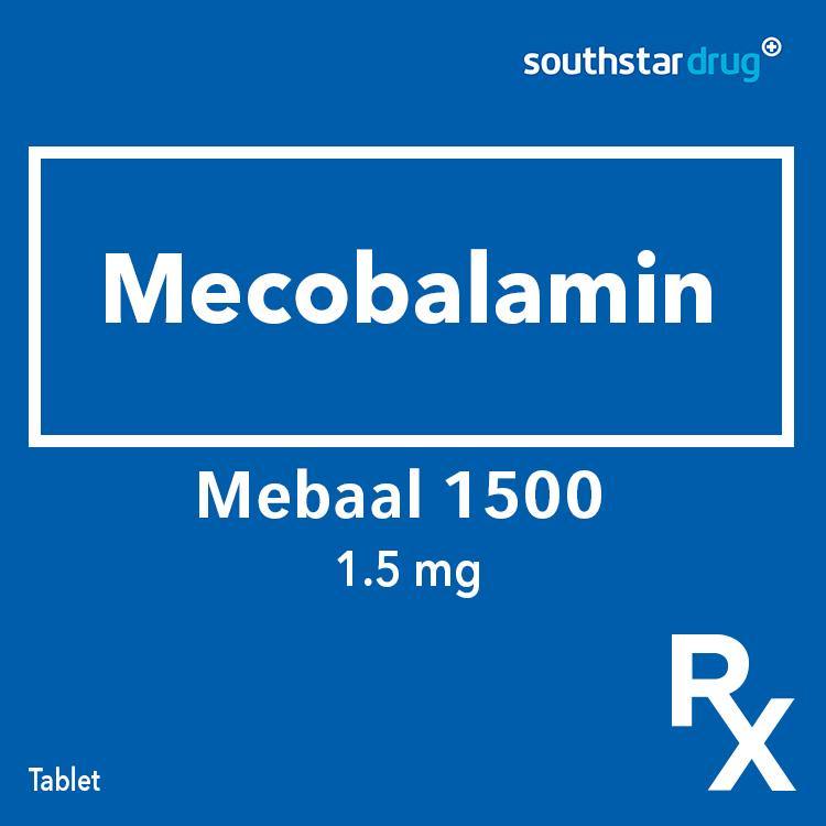 Rx: Mebaal 1500 1.5 mg Tablet - Southstar Drug