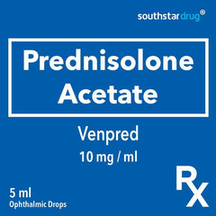 Rx: Venpred 10 mg / ml 5 ml Ophthalmic Drops - Southstar Drug