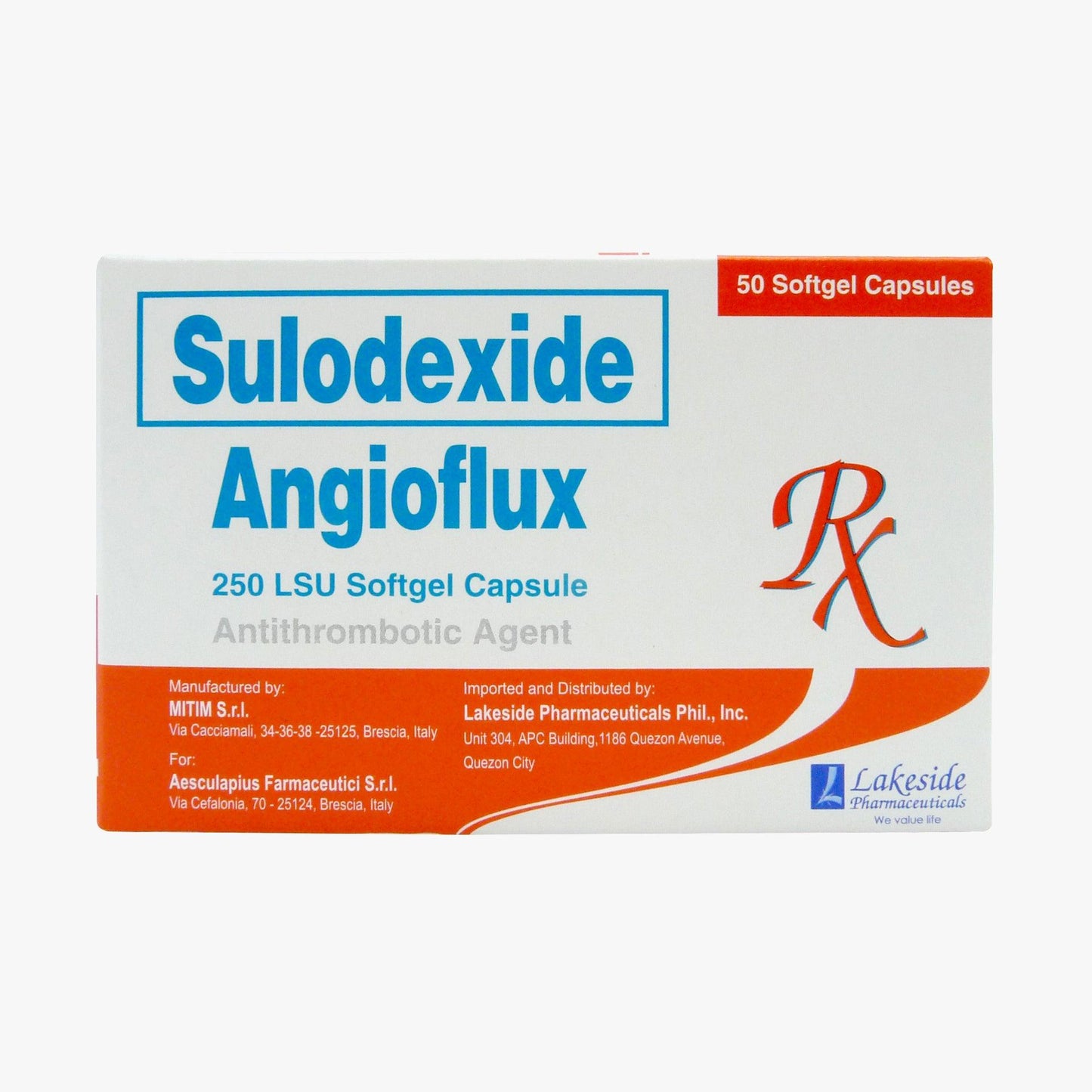 Rx: Angioflux 250mg Soft Gel Capsule - Southstar Drug