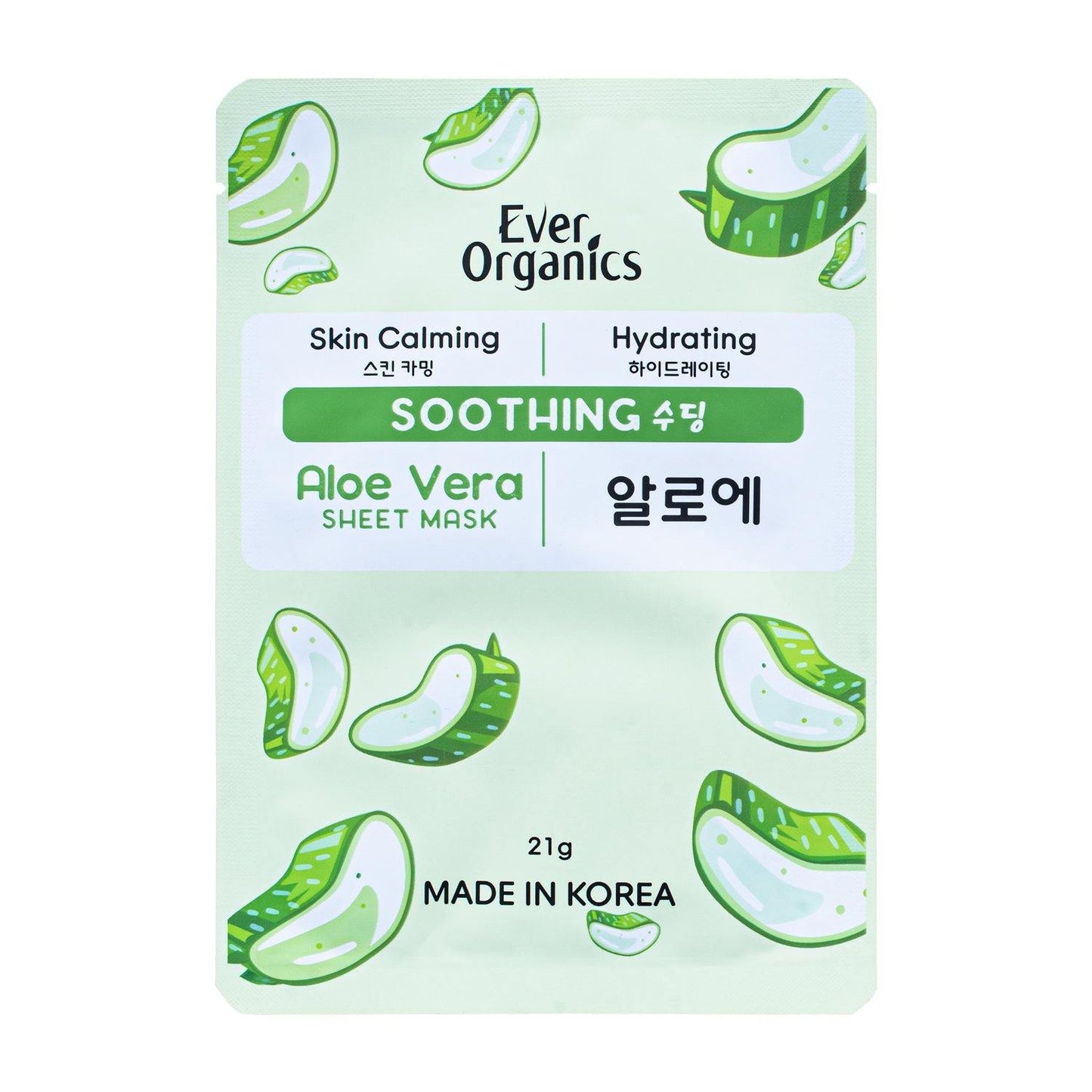 Ever Organics Aloe Vera Sheet Mask 21g - Southstar Drug