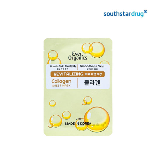 Ever Organics Collagen Sheet Mask 21 g - Southstar Drug