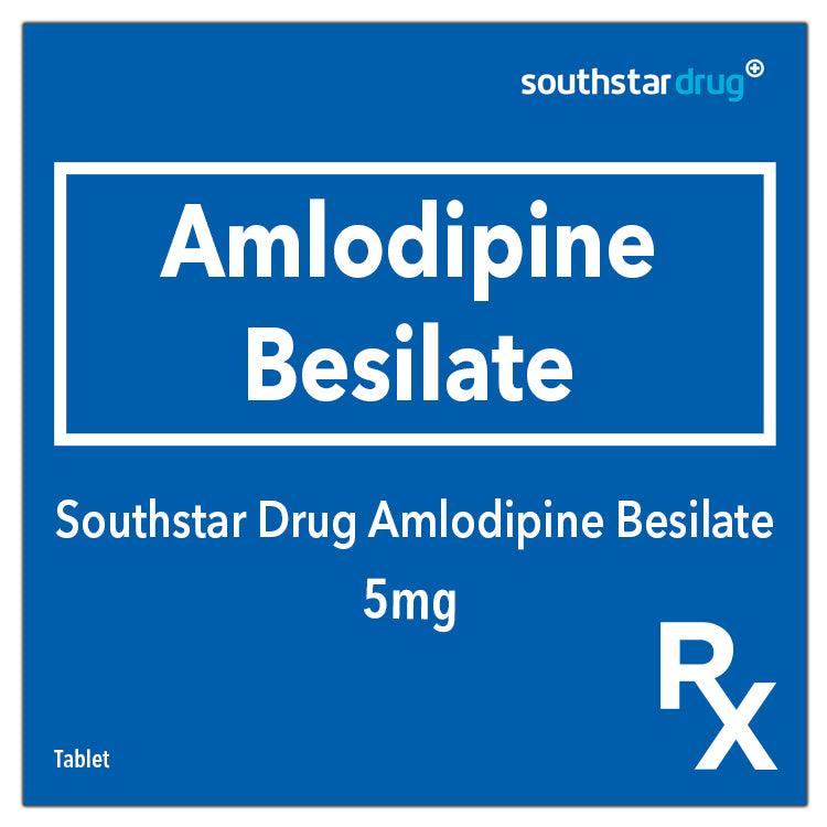 Rx: Southstar Drug Amlodipine Besilate 5mg Tablet - Southstar Drug