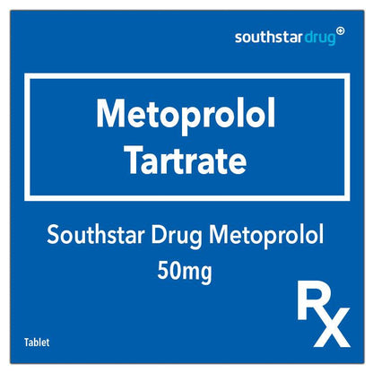 Rx: Southstar Drug Metoprolol 50mg Tablet - Southstar Drug