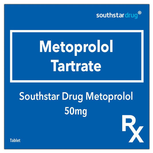 Rx: Southstar Drug Metoprolol 50mg Tablet - Southstar Drug