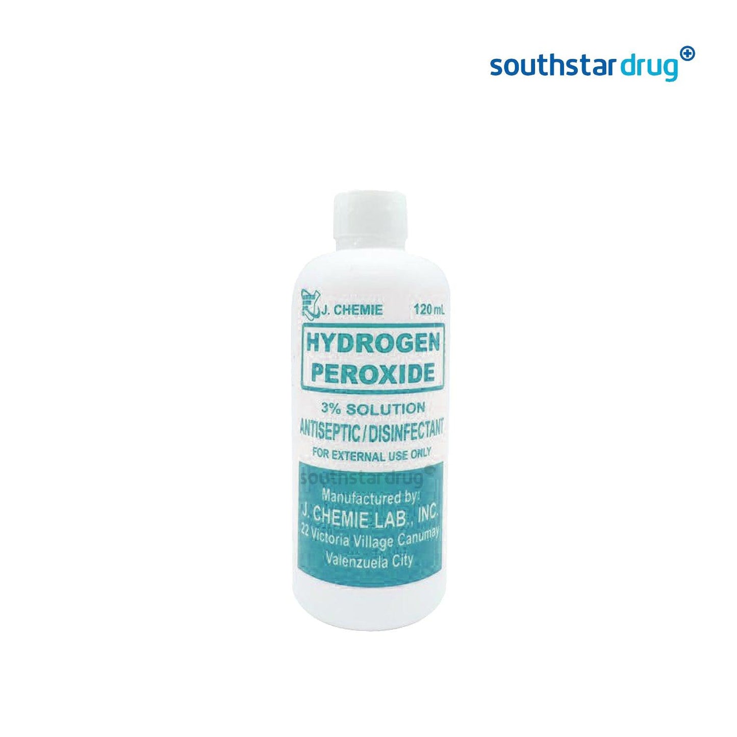 J Hydrogen Peroxide 20v 120ml Solution - Southstar Drug