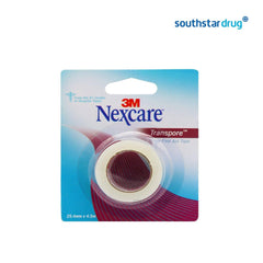 Nexcare Transpore Clear First Aid Tape 25.4MM x 4.5MM - Southstar Drug