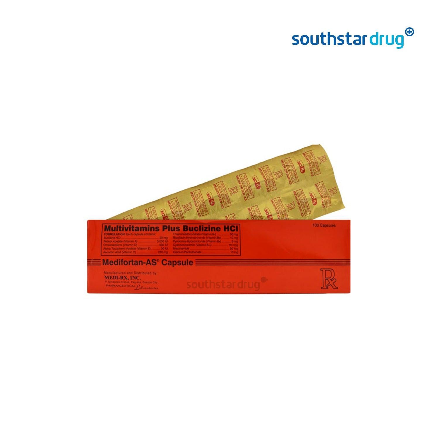 Medifortan - AS 500mg Capsule - 20s - Southstar Drug