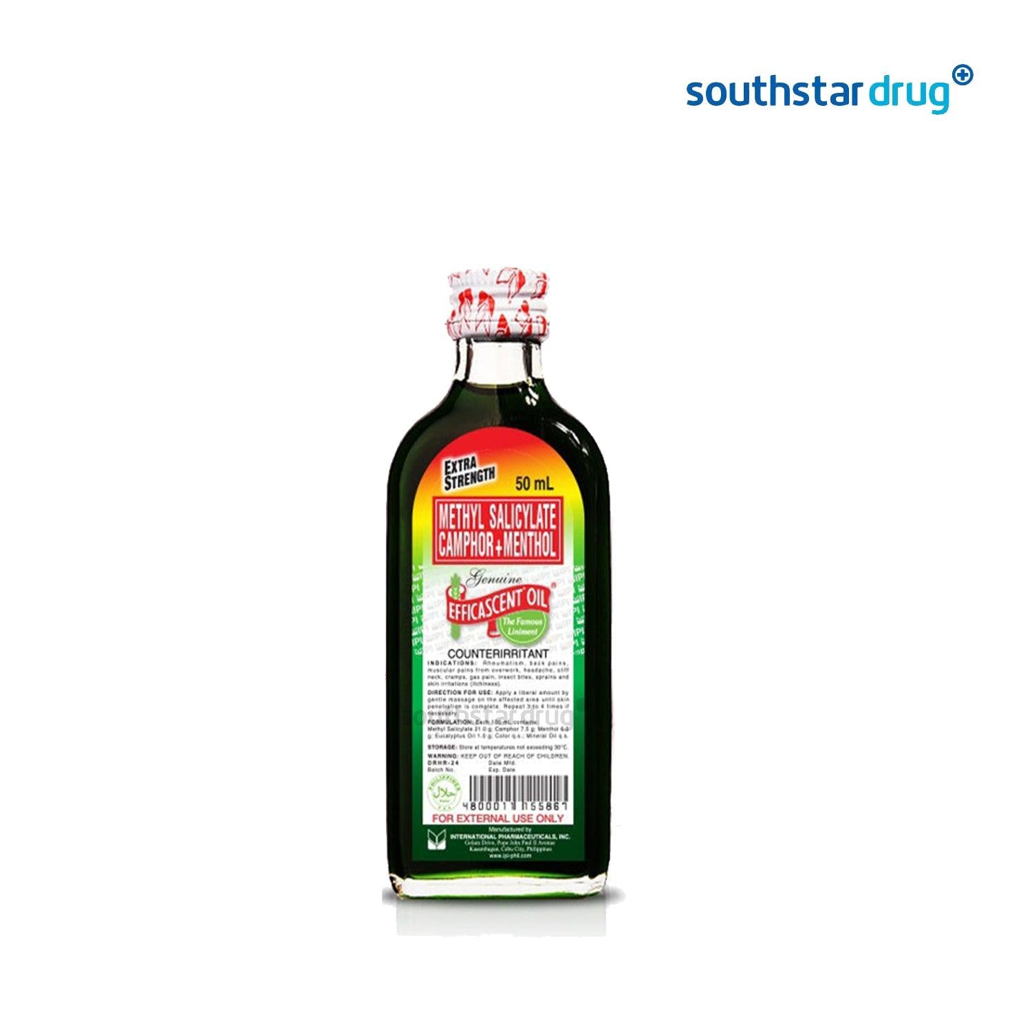 Efficascent Oil Extra Strength 50ml - Southstar Drug